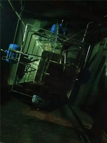 空气炮安装现场
